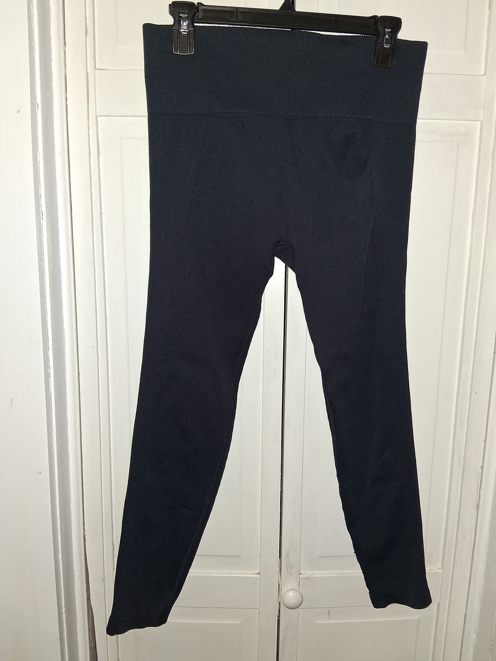JoyLab Black High-Waist Ribbed Leggings
